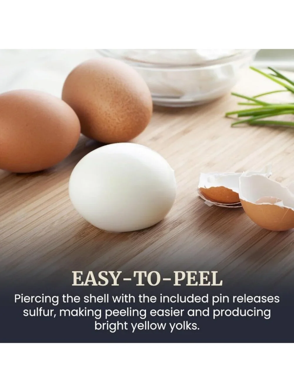 Stainless Steel Egg Cooker - 14-Egg Capacity, Auto Shut-Off, Soft/Hard Boiled